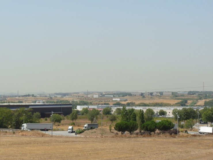 Vista parcial del Polígon Industrial Riera de Caldes