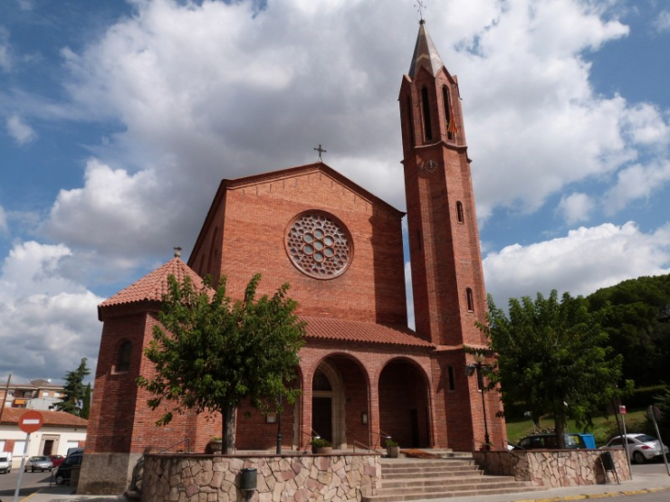 Església actual de Sant Genís de Plegamans.