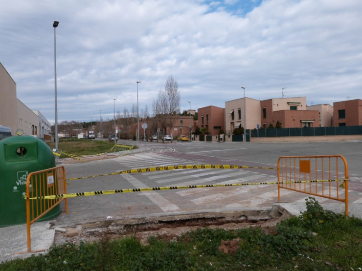 Vista de l'avinguda Ebre des del sud.