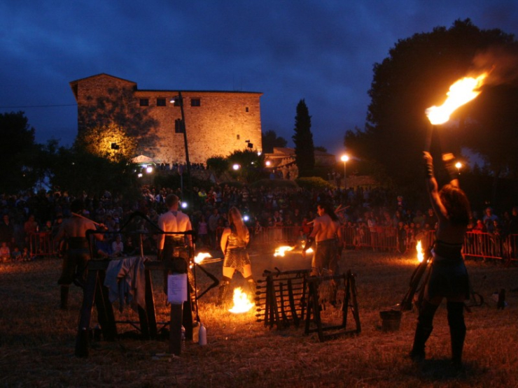 Espectacle de foc de cloenda del Mercat Medieval 2014
