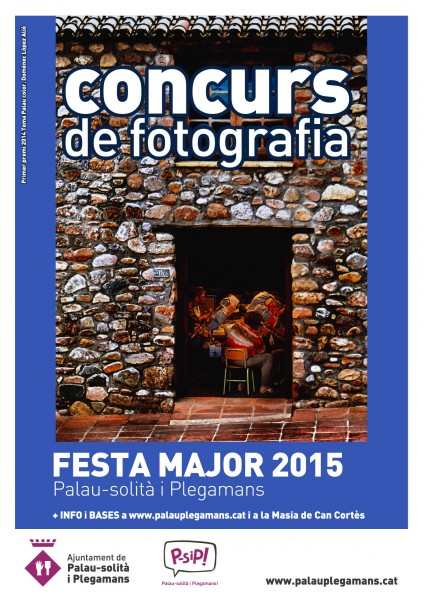 Cartell del Concurs de Fotografia de Festa Major 2015.