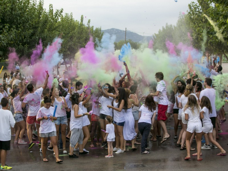 El Coloraines Fest del 2014 és enguany el ColorRain. Imatge presa per Miquel Monfort per encàrrec de l'Ajuntament.