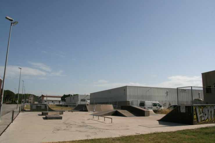 Vista general del 'skatepark'.