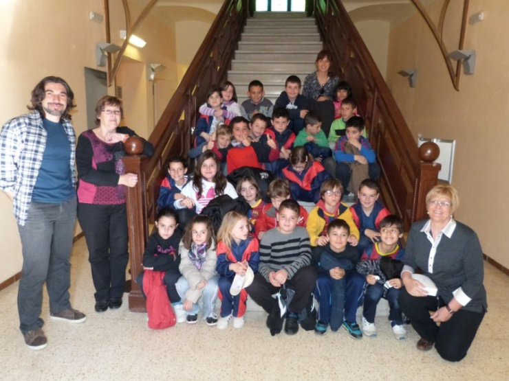 Els alumnes de Can Cladellas han visitat l'Ajuntament