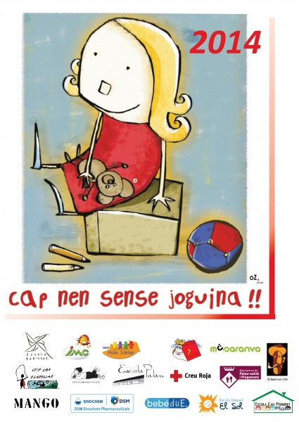 cartell de cap nen sense joguina