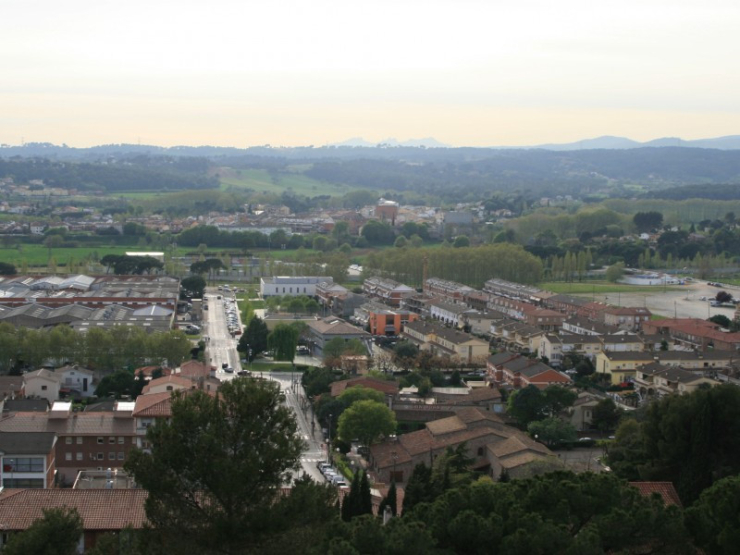 Panoràmica de palau-solità i Plegamans