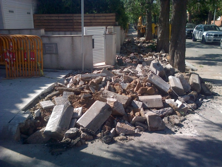 Enderroc de l'obra (1)
