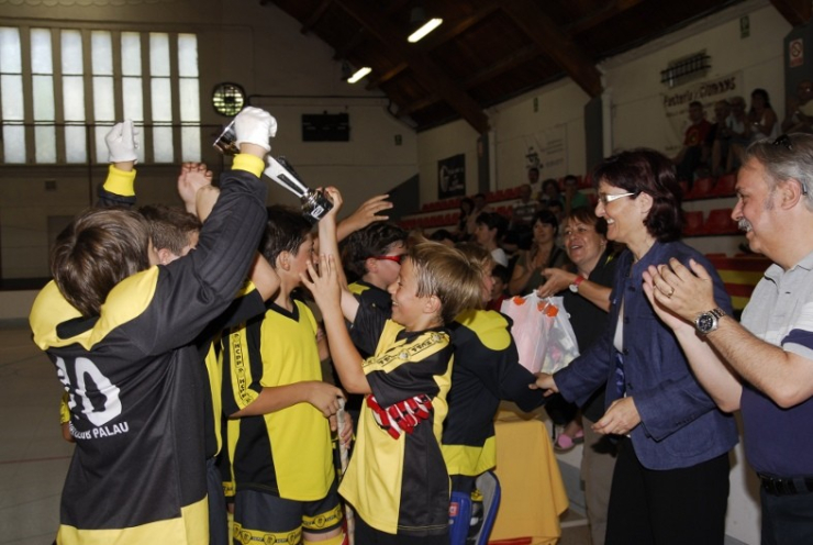 Lliurament trofeus d'hoquei