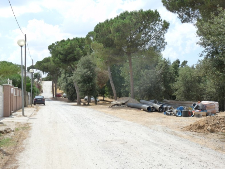 Materials d'obra presents a la Serra de Can Riera