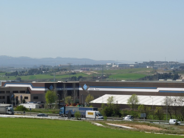 L'empresa ESSA Palau, al polígon industrial Riera de Caldes