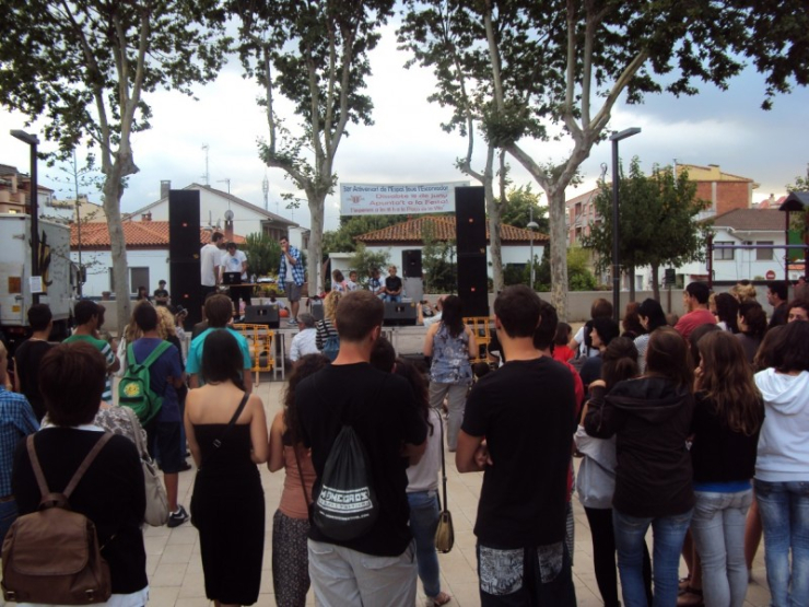 Concert a la plaça de la Vila