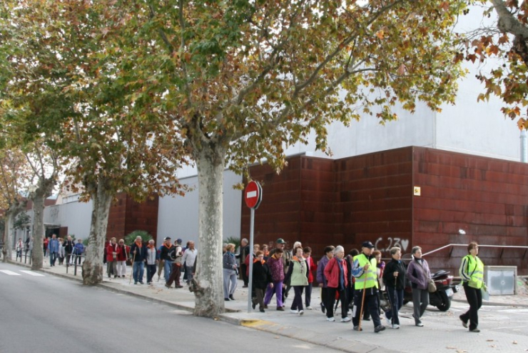 Els caminants inicien la passejada