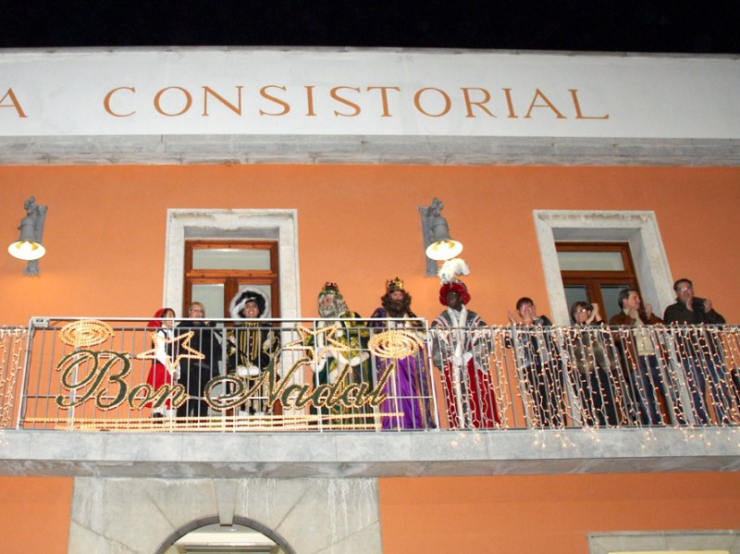 Salutació des del balcó