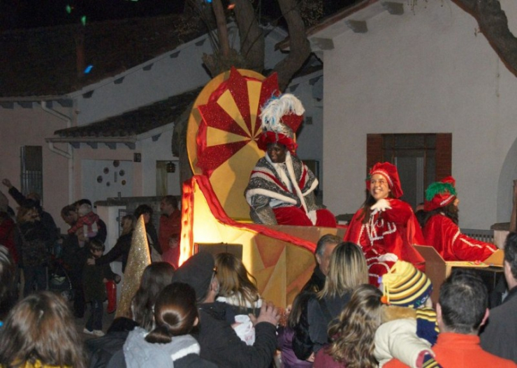 El Rei Baltasar en la seva carrossa