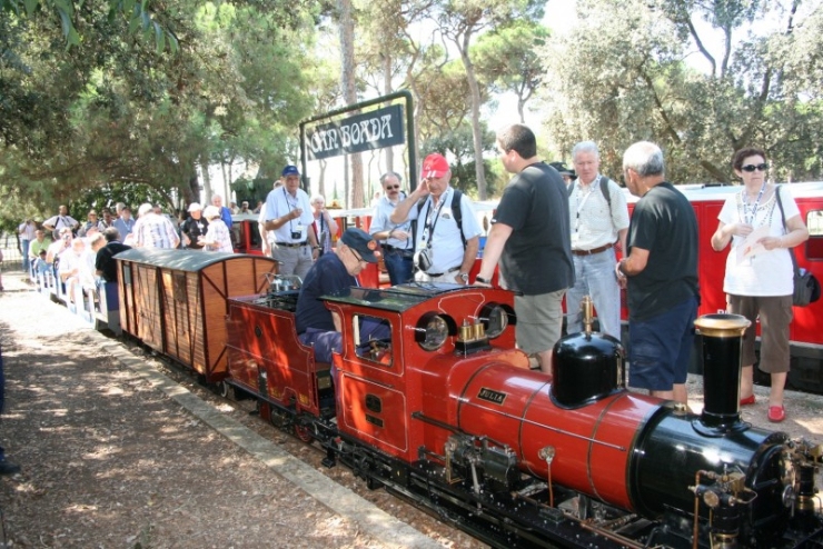 Una de les màquines del Tren de Palau