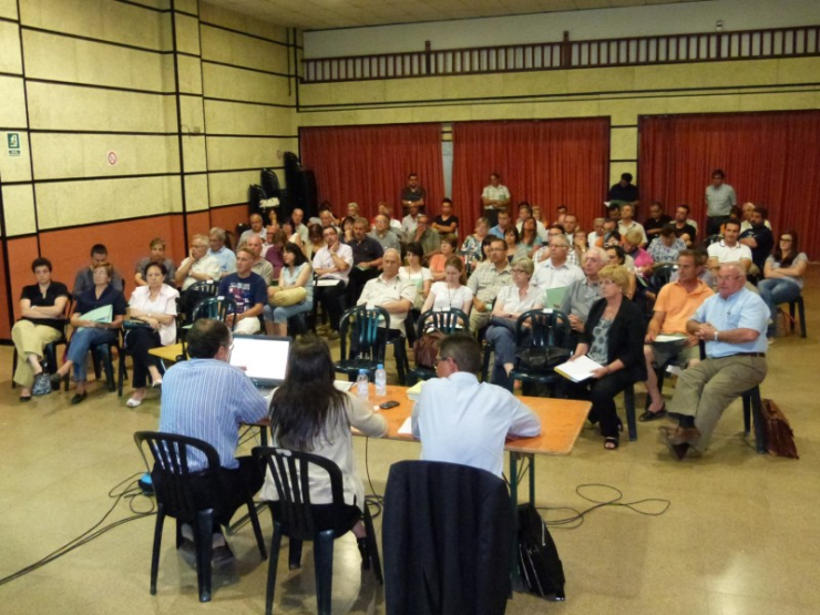 El públic va omplir la Sala Polivalent