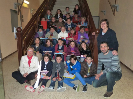 130220 visitaajuntament escolamarinada 3rprimaria