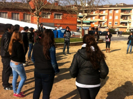 Dinàmica a l'exterior feta durant la 1a sessió