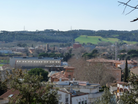 Panoràmica parcial de Palau-solità i Plegamans, vista cap a l'oest