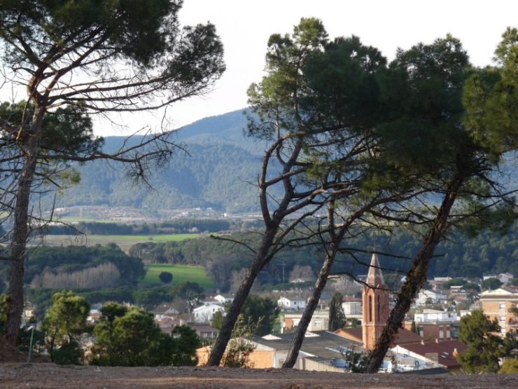 Vistes des del Mirador del poeta i rector Joan Pujol.