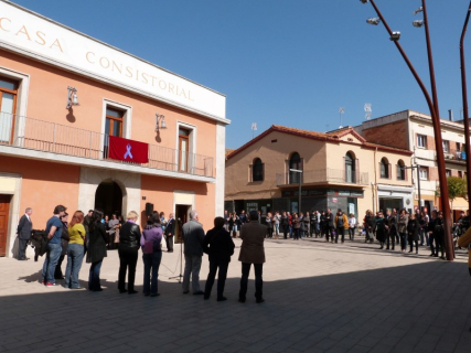Concentració del Dia Internacional de la Dona 2014.