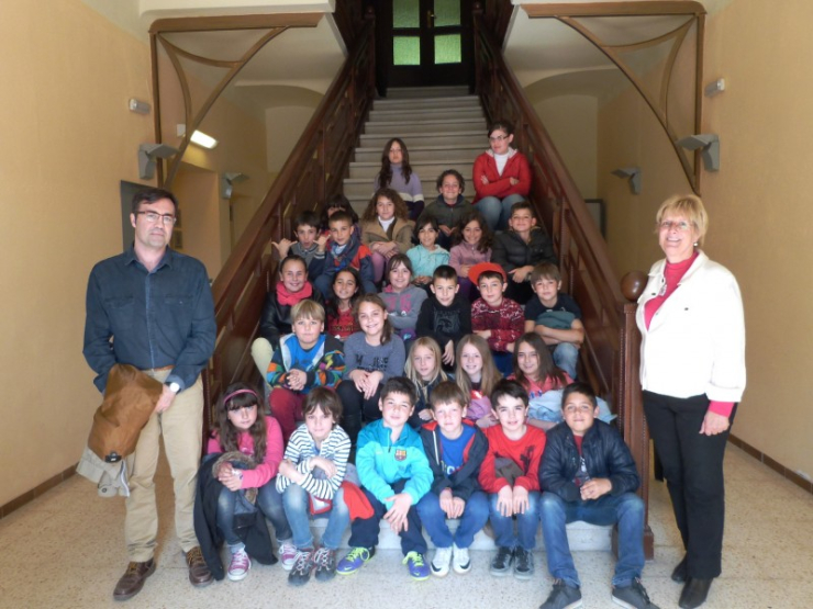 140312 visitaajuntament cancladellas 2ngrup escales