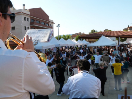 La Cobla Genisenca va posar la música en la ballada de sardanes organitzada per l'Agrupació Sardanista.