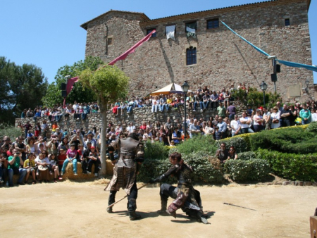 Espectacle de lluites, Mercat Medieval 2013.