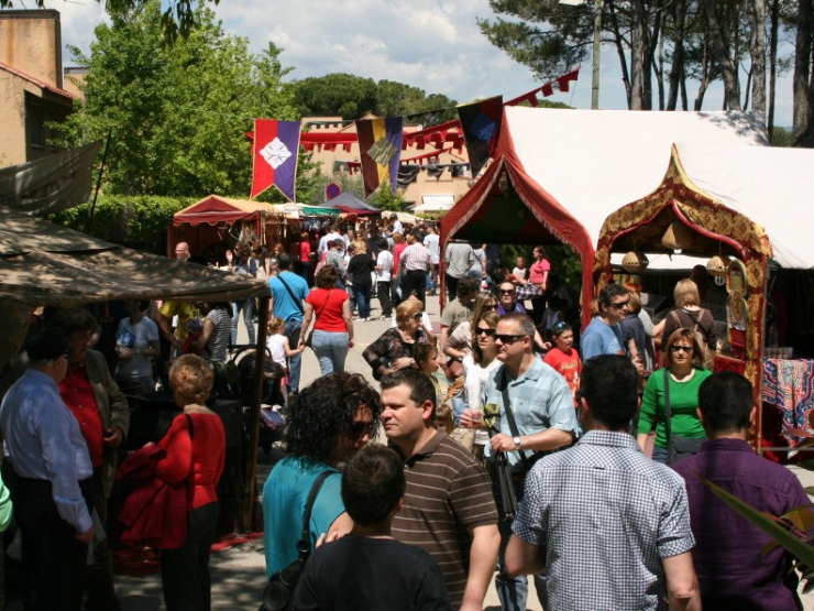 Parades artesanals, gastronòmiques i d'altres productes. Mercat Medieval 2013.