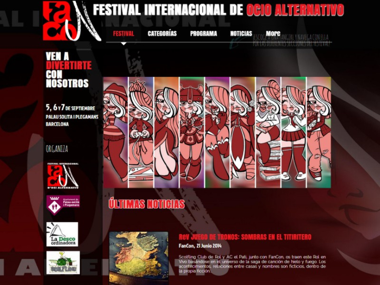 Impressió de pantalla del web www.fanconbcn.com.