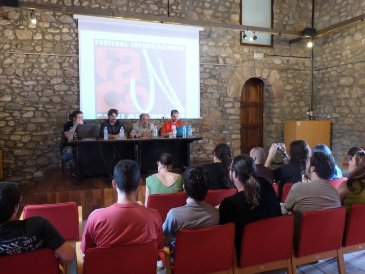 Presentació del Festival Fancon, celebrada a Can Cortès.