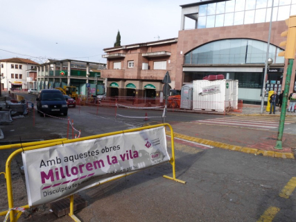 El pg. de la Carrerada està en obres des de fa setmanes per millorar-ne la seguretat, l'accessibilitat i el paisatge urbà.