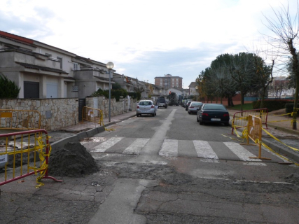 El Camí Reial, al Pla de l'Alzina, és una de les vies que s'asfalta en aquesta campanya.