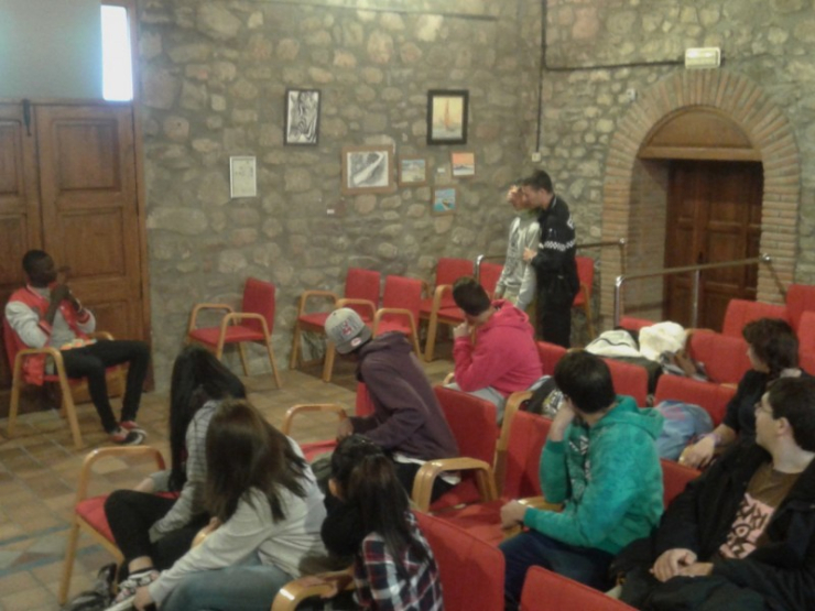 Taller d'Educació Viària amb alumnes del PQPI.