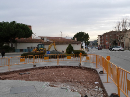 Els treballs faran que la vorera sud de l'av. Diagonal tingui continuïtat, ja que ocuparà una part de l'actual rotonda.