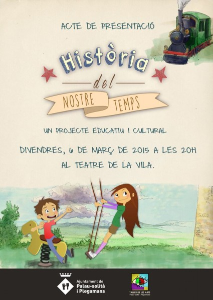 Cartell de la presentació de 'Història del nostre temps'.