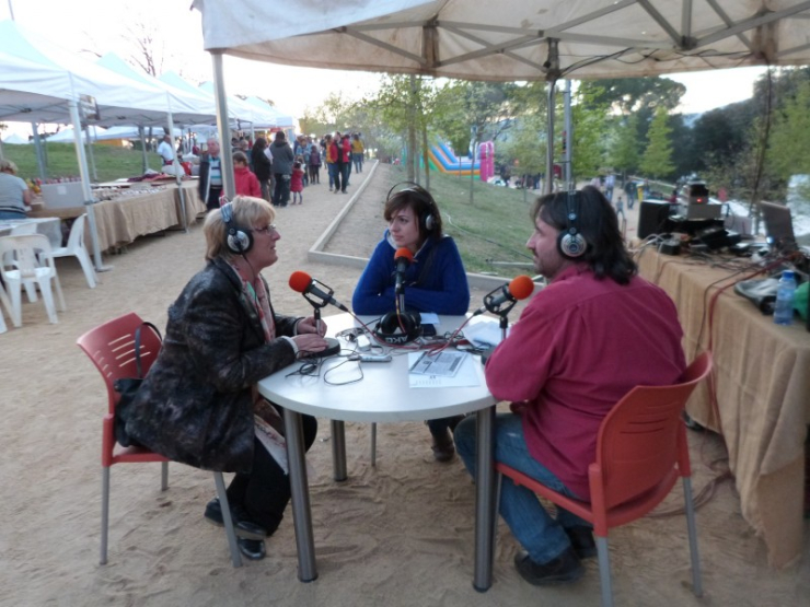 L'Alcaldessa, Teresa Padrós, entrevistada al programa especial de Ràdio Palau amb motiu del Mercat Medieval 2015.
