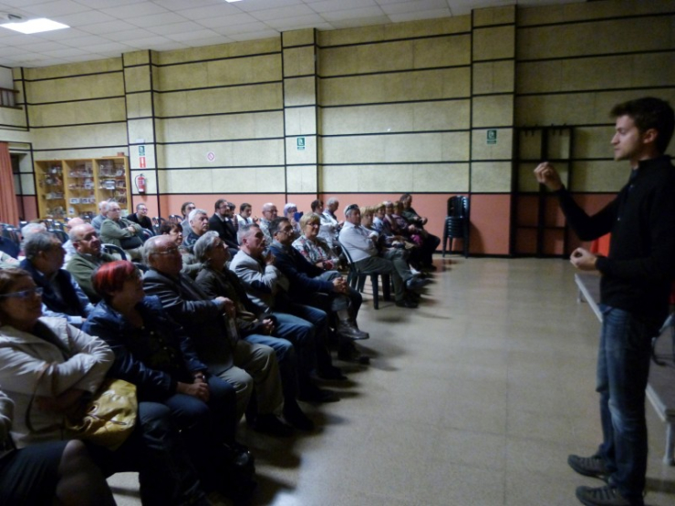 Xerrada d'Eloi Cordomí en la presentació del llibre 'Espais i racons de Palau-solità i Plegamans'