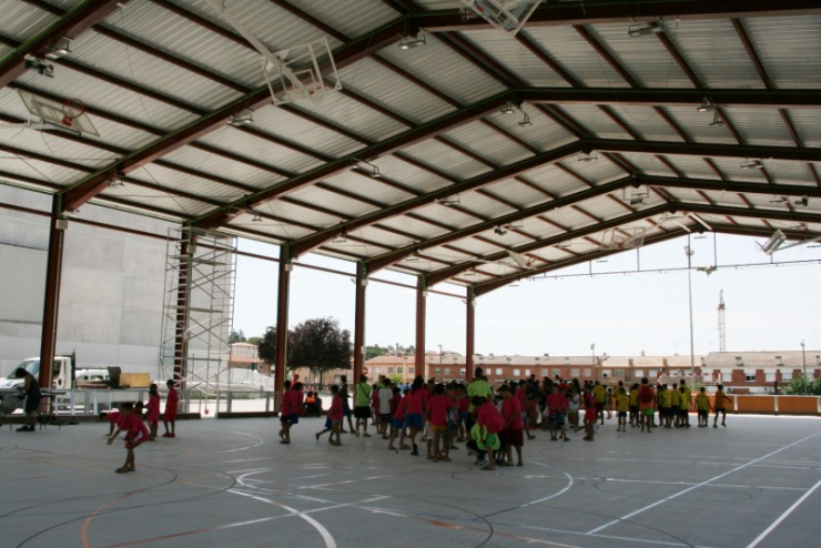 Pista coberta.