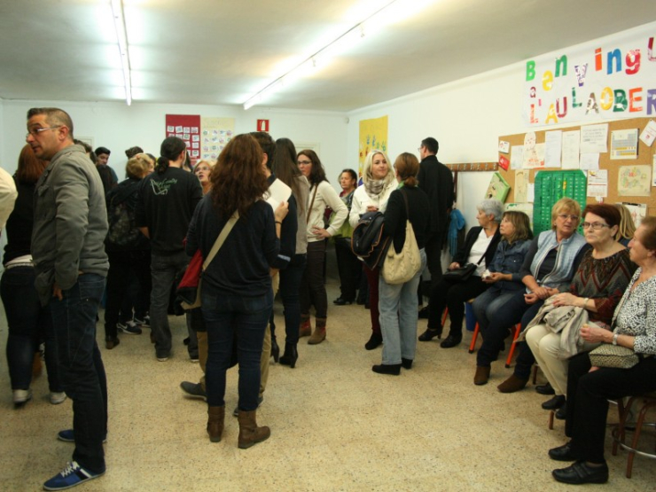 Inauguració de la reforma de l'Escola d'Adults.