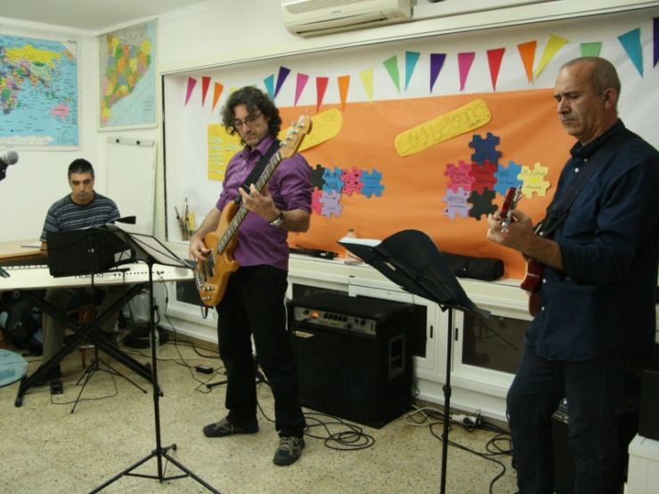 Inauguració de la reforma de l'Escola d'Adults. Concert de l'Escola de Música.