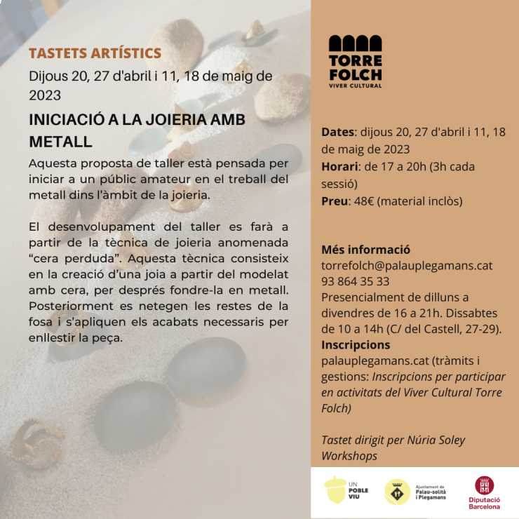 tastet joieria amb metall