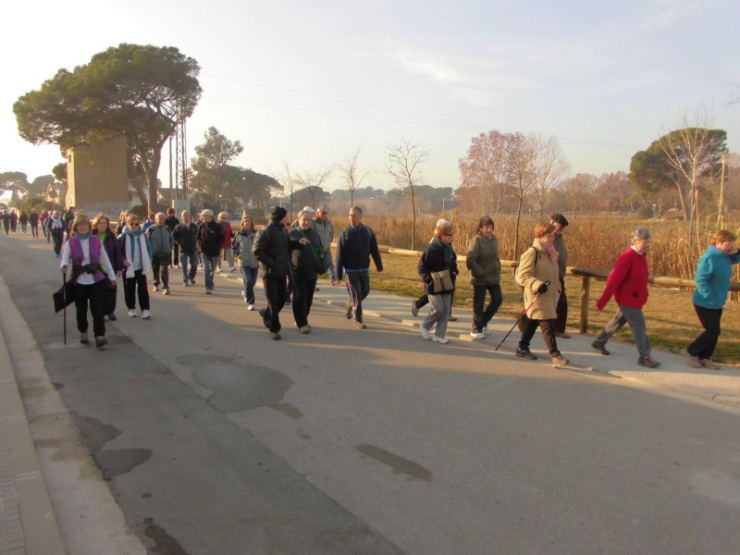 Primera excursió del cicle 'Caminar és fer salut!' 2016.