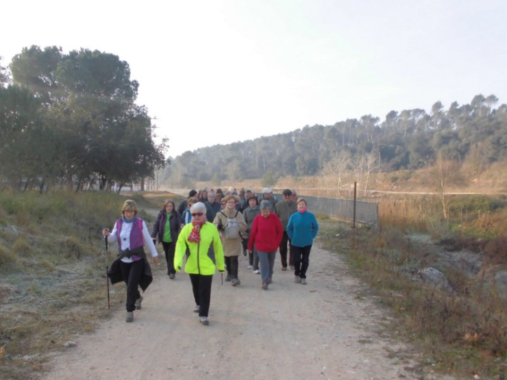 Primera excursió del cicle 'Caminar és fer salut!' 2016.