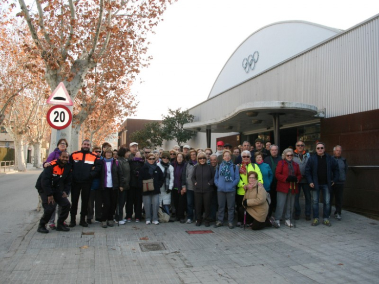 Primera excursió del cicle 'Caminar és fer salut!' 2016.