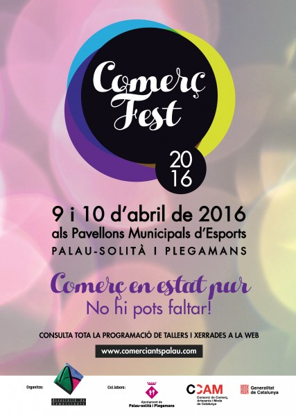 Comerç Fest, cartell.