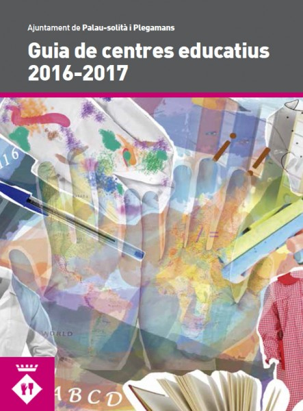 Portada de la 'Guia de centres educatius', obra de Xènia Moya.