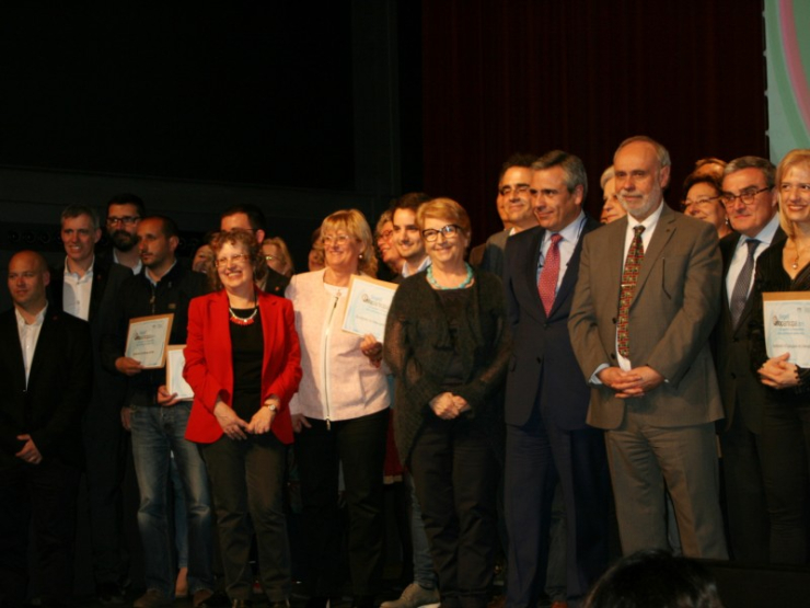 Teresa Padrós i Marc Sanabria, entre els guardonats pel Segell Infoparticipa.