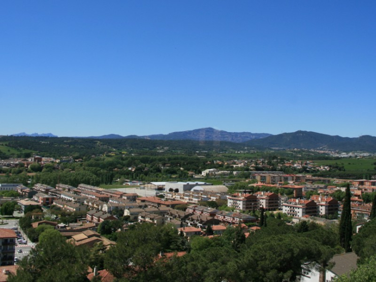 Panoràmica parcial de Palau-solità i Plegamans.
