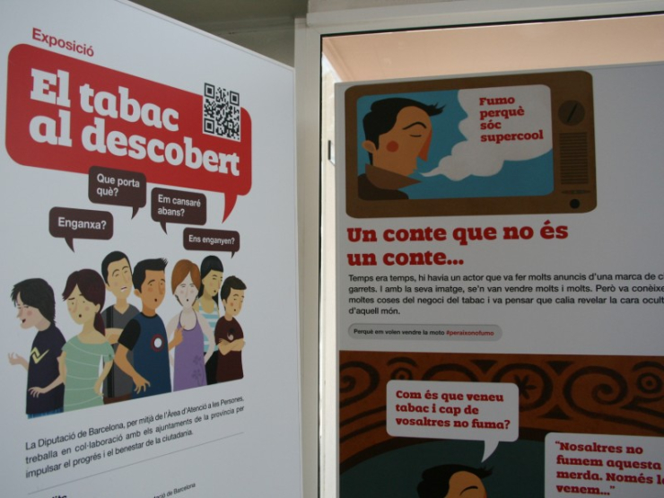 Exposició 'Tabac al descobert', a l'Espai Jove l'Escorxador.